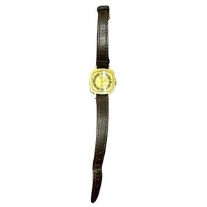 Vintage Hanowa Watch | 17 Jewels | Gold Tone & Leather Strap